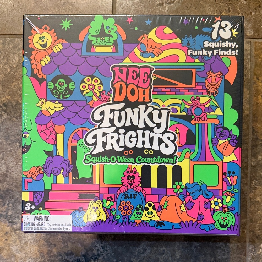 Nee Doh Funky Frights Squish-O-Ween Countdown - Multicolor Plush Set